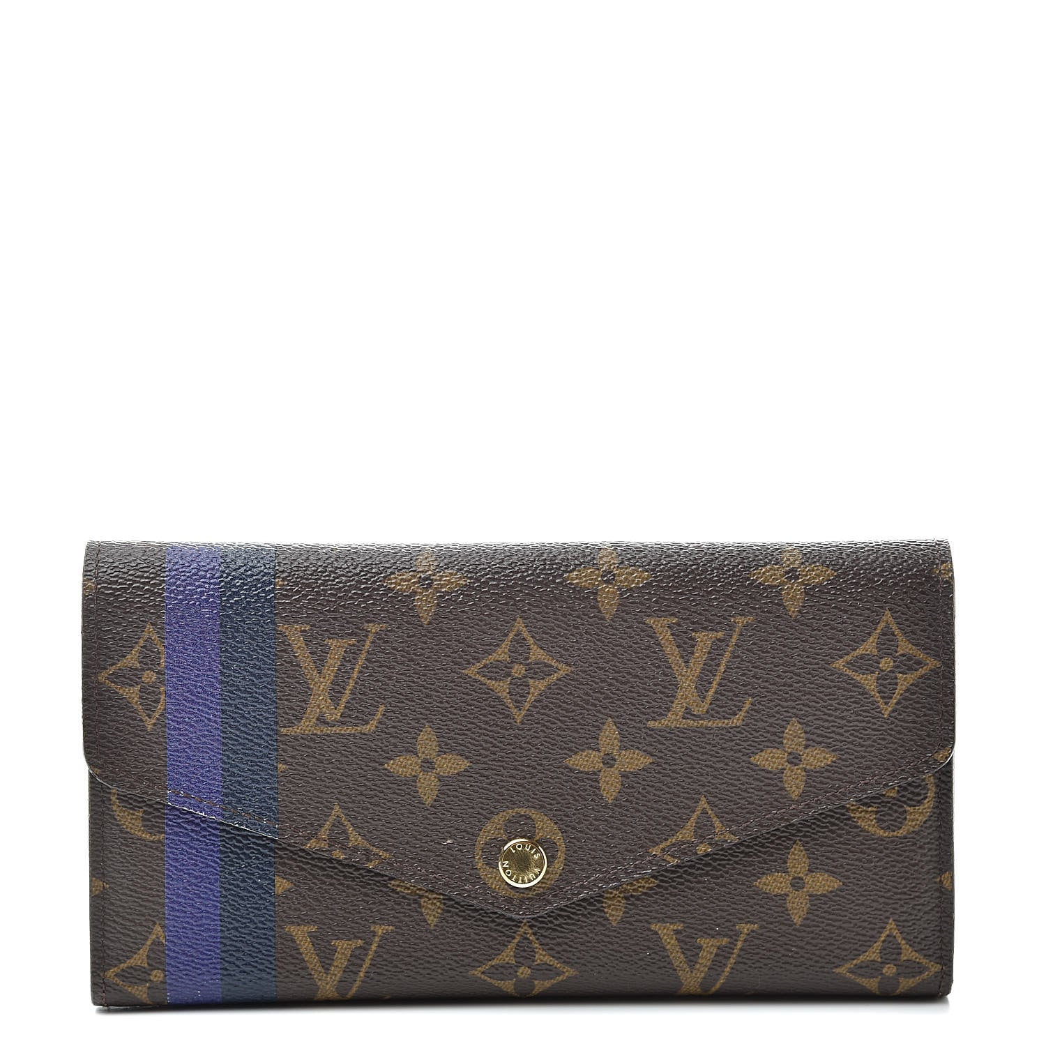 Louis Vuitton Monogram My LV Heritage Sarah Wallet NM Blue Marine Violet 1 of 11