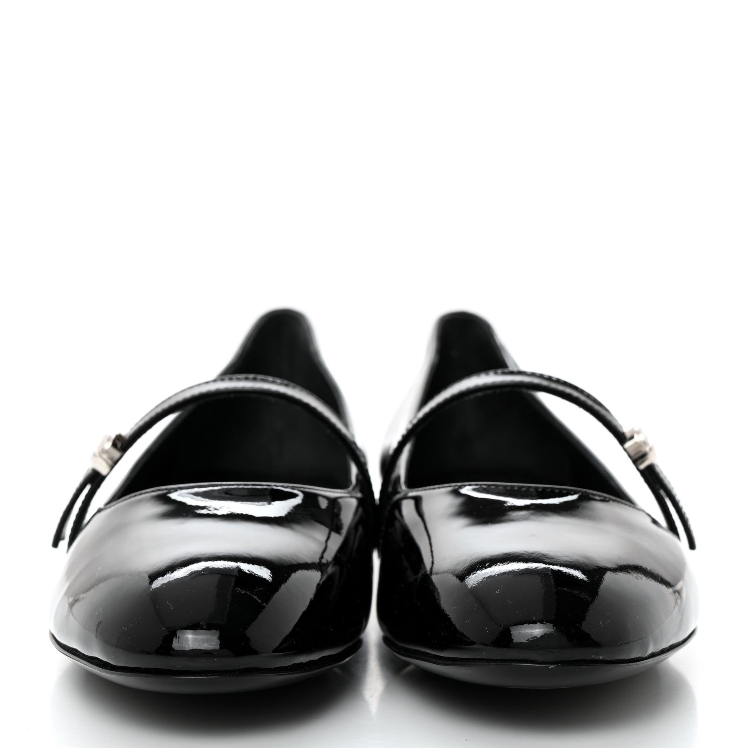 Louis Vuitton Patent Uniformes Ballet Flats 37 Black 2 of 8