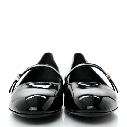 Louis Vuitton Patent Uniformes Ballet Flats 37 Black 2 of 8