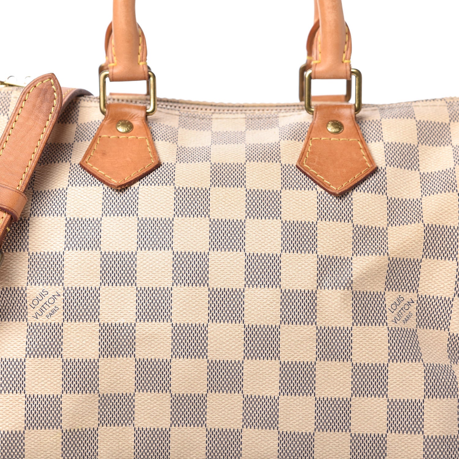 Louis Vuitton Damier Azur Speedy Bandouliere 25 10 of 11