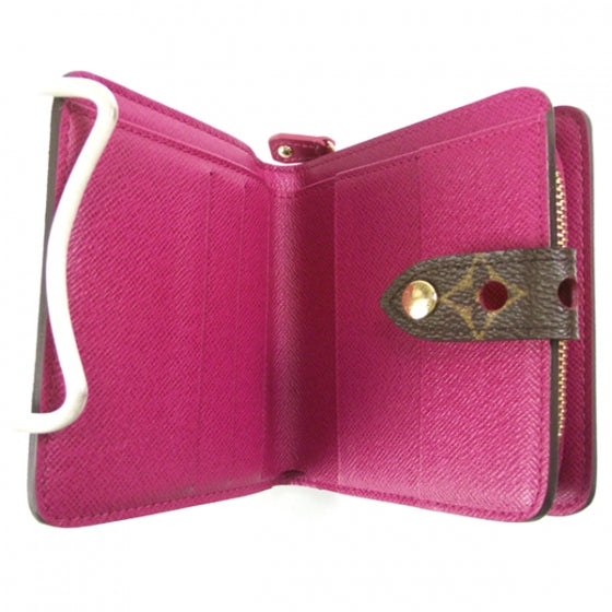 Louis Vuitton Monogram Perforated Compact Zipped Wallet Fuchsia 5 of 7