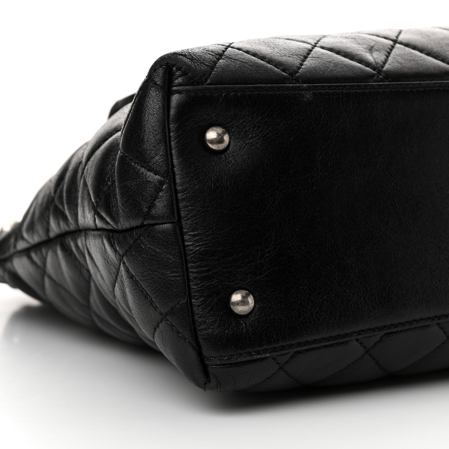 Chanel Aged Calfskin Quilted Mad About Quilting Hobo Black 8 of 16