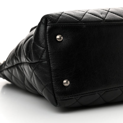 Chanel Aged Calfskin Quilted Mad About Quilting Hobo Black 8 of 16
