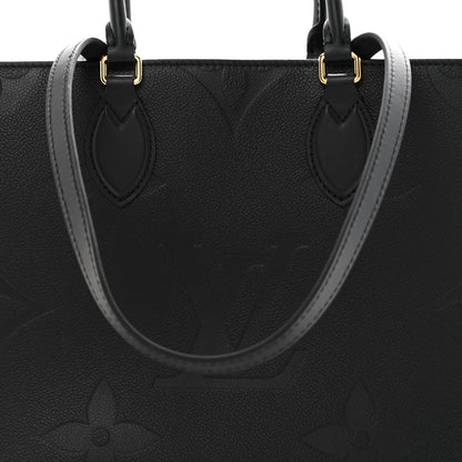 Louis Vuitton Empreinte Monogram Giant Onthego MM Black 7 of 10