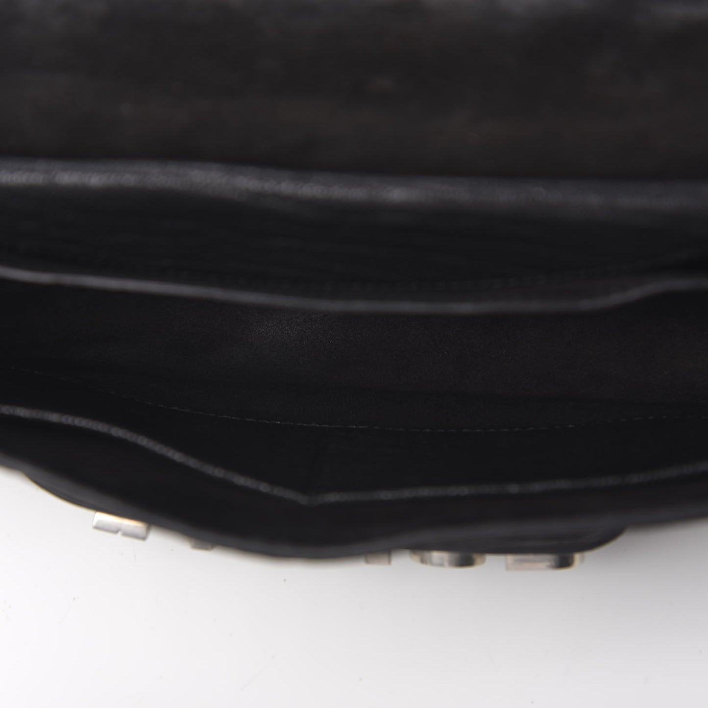 Canyon Grained Lambskin J'Adior Chain Flap Bag Black