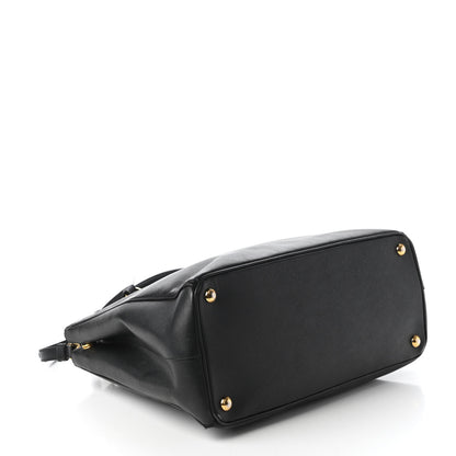 Prada Saffiano Medium Galleria Double Zip Tote Black 4 of 15