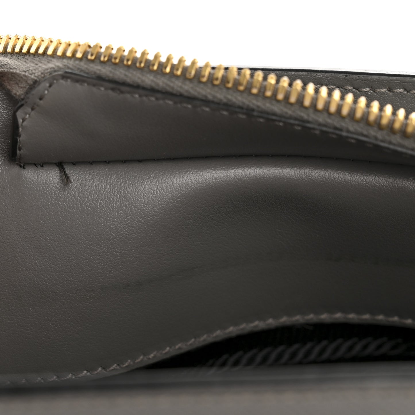 Saffiano Soft Calfskin Mini Zippered Tote Marmo