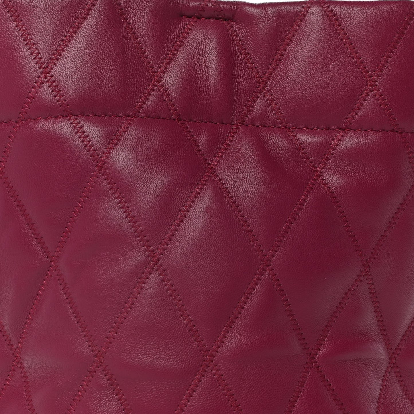 Lambskin Quilted Mini GV Bucket Bag Orchid Purple
