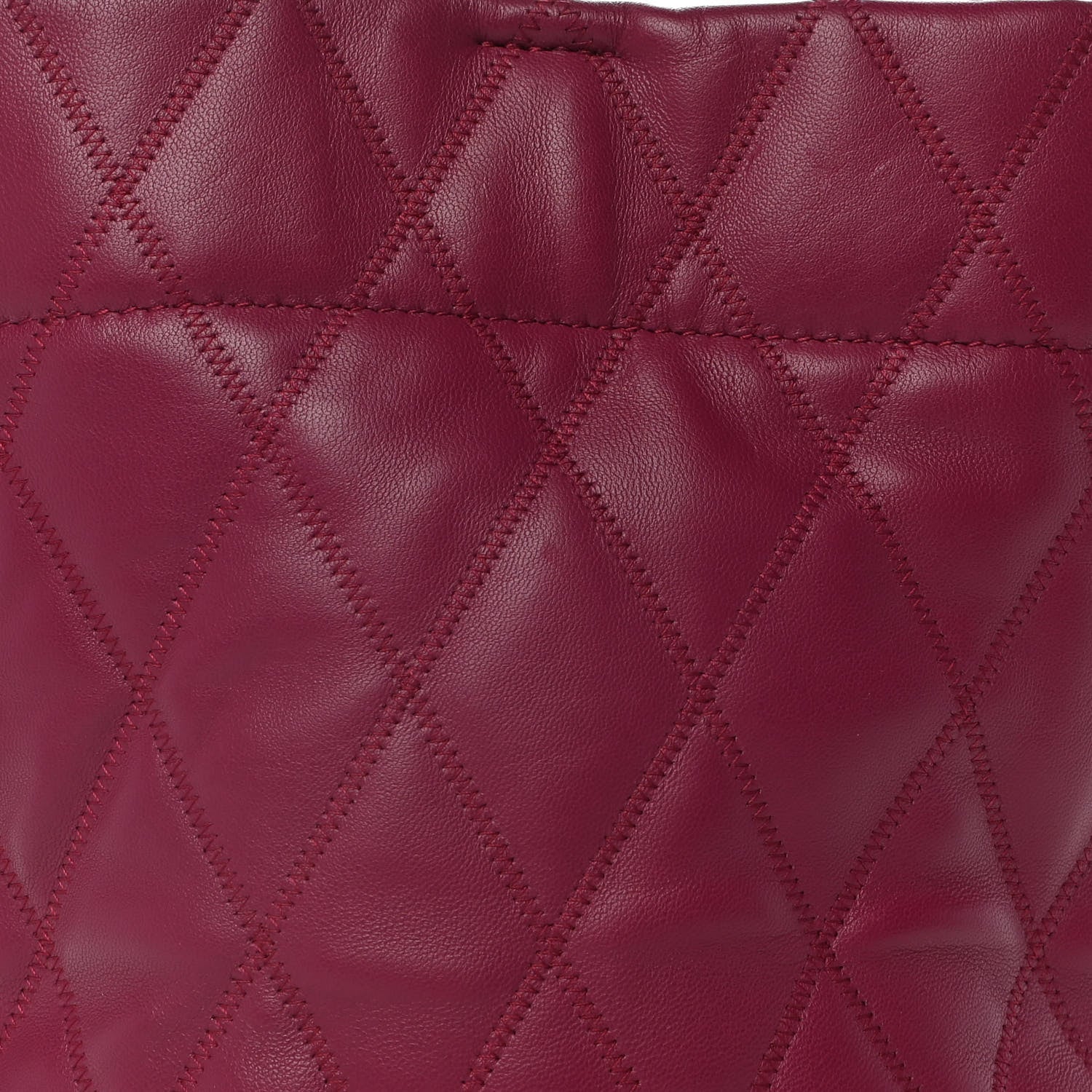 Givenchy Lambskin Quilted Mini GV Bucket Bag Orchid Purple 13 of 13
