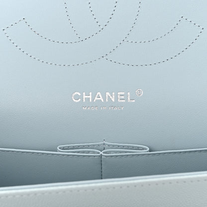 Chanel Caviar Quilted Jumbo Double Flap Light Blue 6 of 11