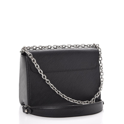 Louis Vuitton Epi Twist Shoulder Bag MM Black 3 of 8