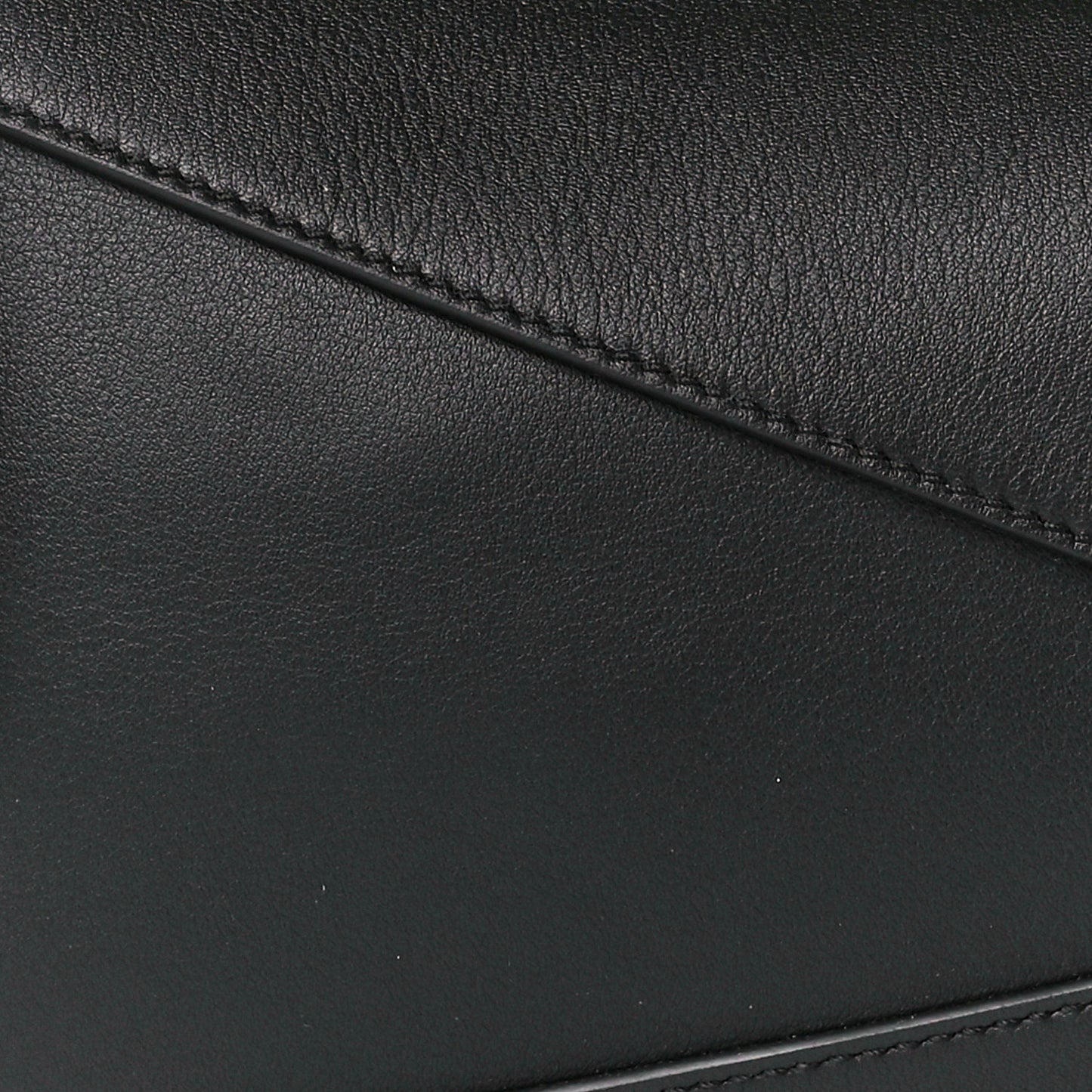 Calfskin Small Puzzle Bag Black