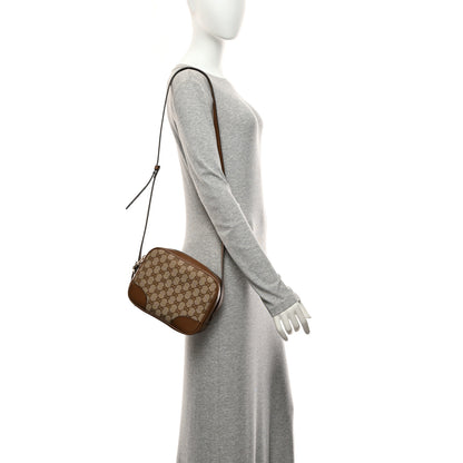 Gucci Monogram Mini Bree Messenger Bag Beige Tabacco 2 of 11