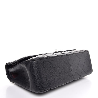 Chanel Caviar Quilted Jumbo Double Flap Black 6 of 14