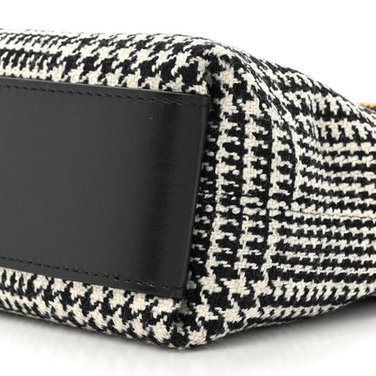 Tom Ford Houndstooth Mini Label Pouch Black White 9 of 10