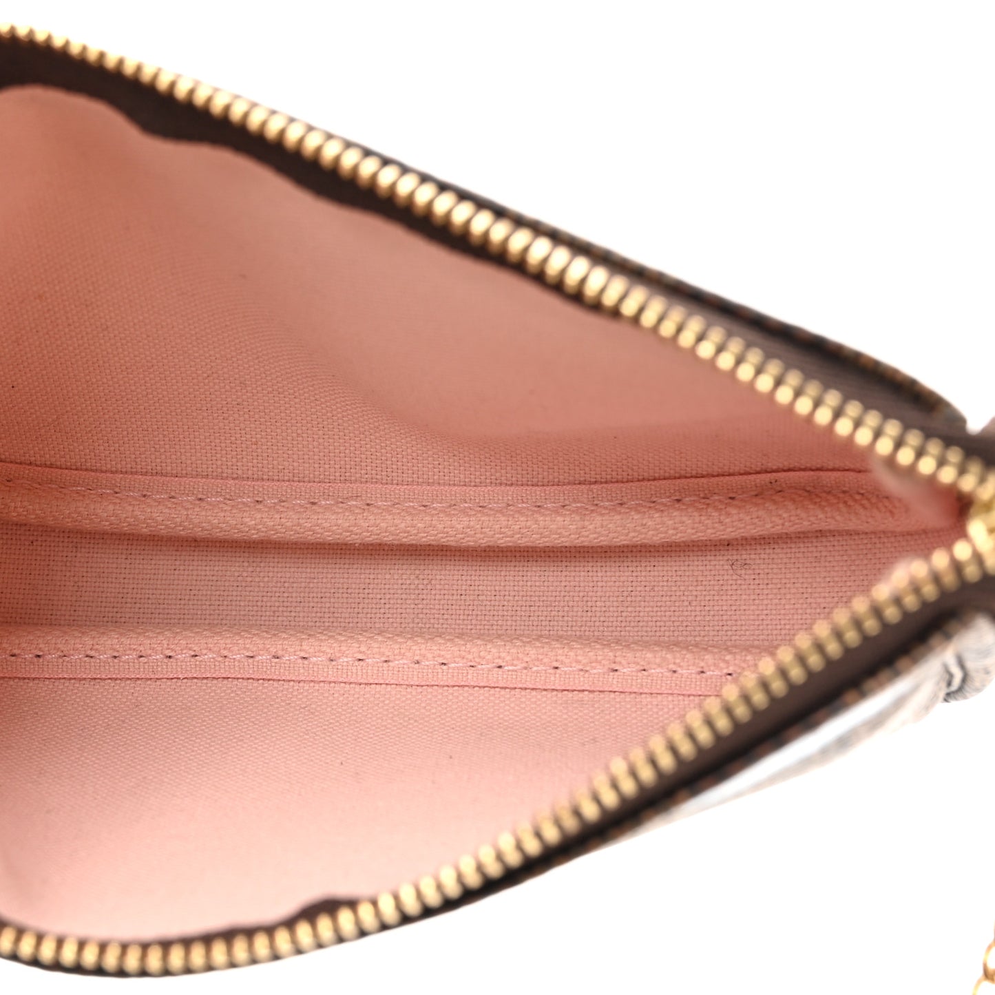 Damier Ebene 2020 Christmas Animation Big Wheel Mini Pochette Accessories Rose Ballerine