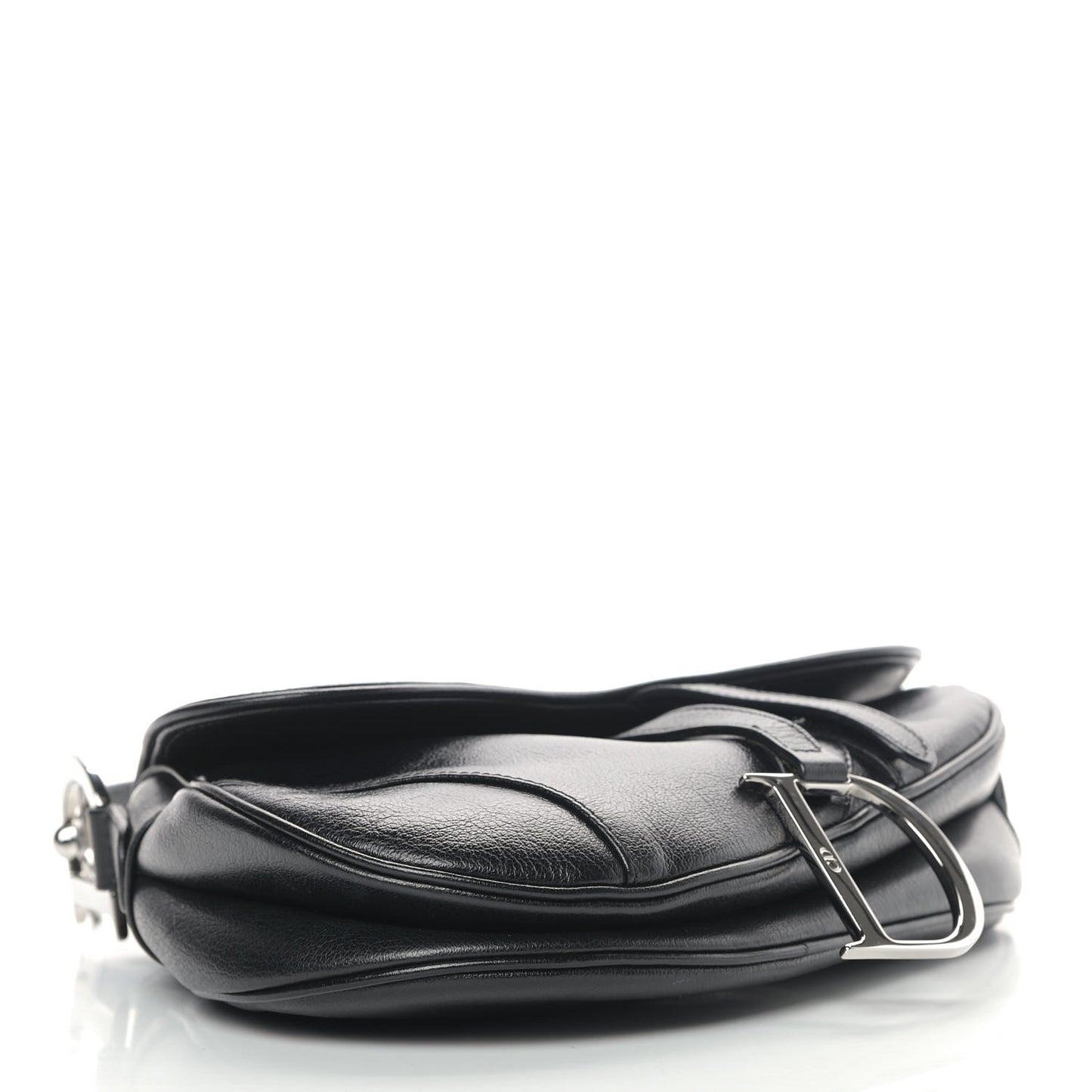 Calfskin Saddle Bag Black