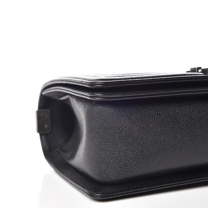 Chanel Caviar Quilted Medium Boy Flap Black 8 of 10