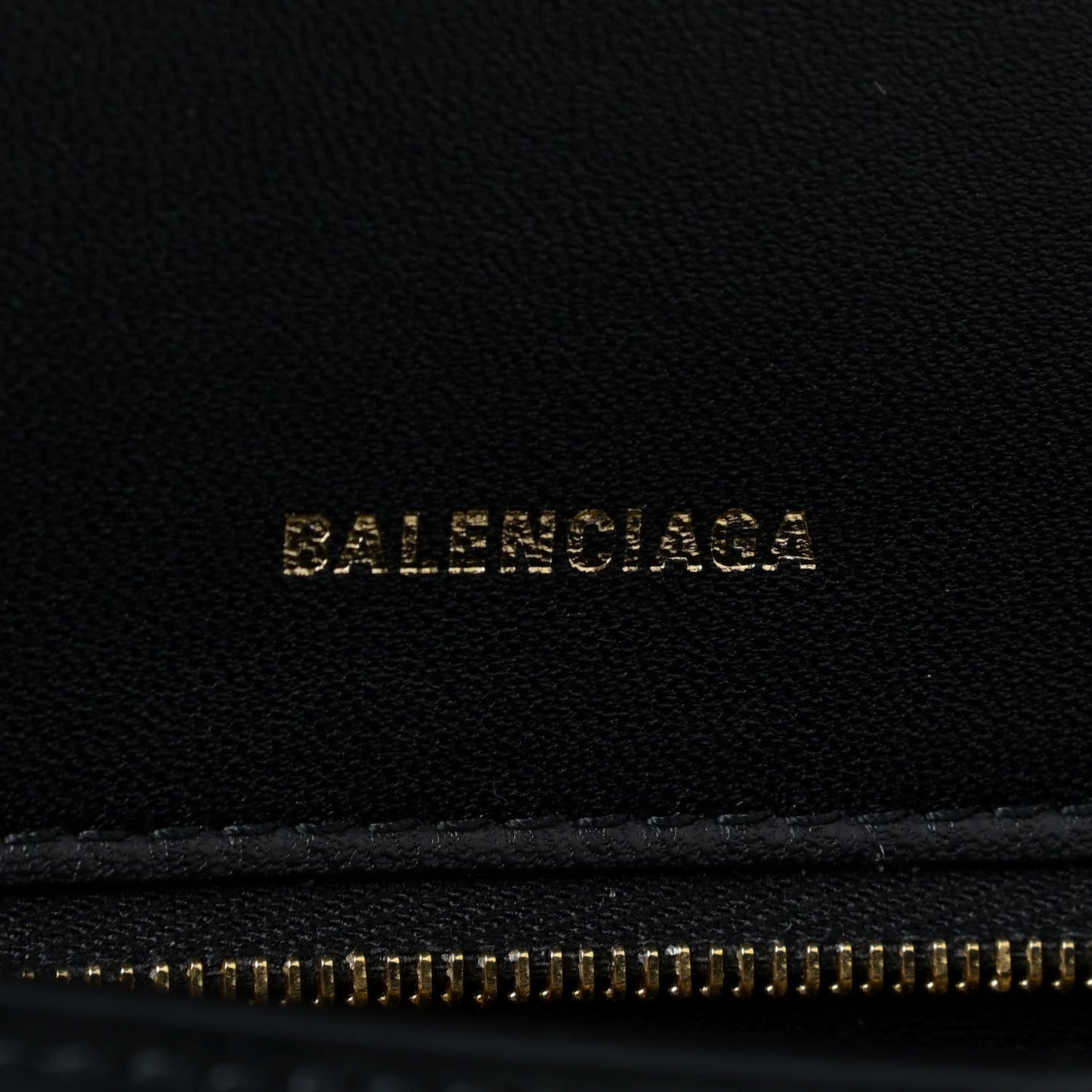 Shiny Box Calfskin Small Hourglass Top Handle Bag Black