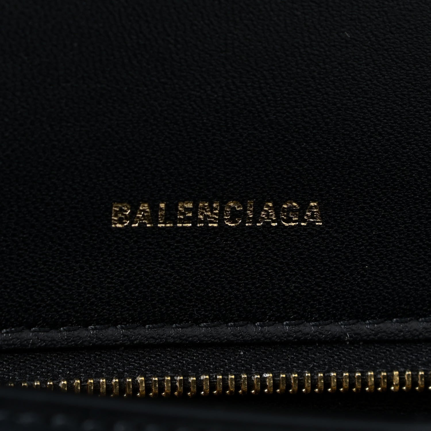 Balenciaga Shiny Box Calfskin Small Hourglass Top Handle Bag Black 11 of 13