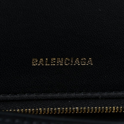Balenciaga Shiny Box Calfskin Small Hourglass Top Handle Bag Black 11 of 13