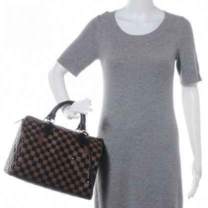Louis Vuitton Damier Paillettes Speedy 30 Black 2 of 8