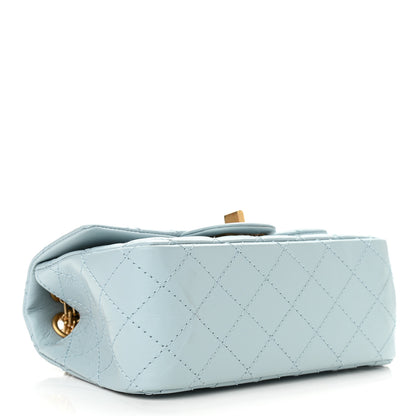 Chanel Aged Calfskin Quilted 2.55 Reissue Mini Flap Light Blue 4 of 10