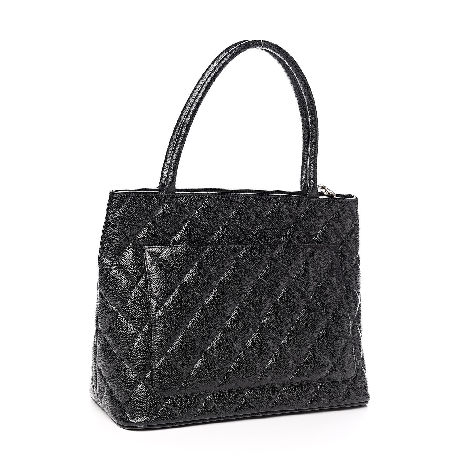 Chanel Caviar Quilted Medallion Tote Black 3 of 11