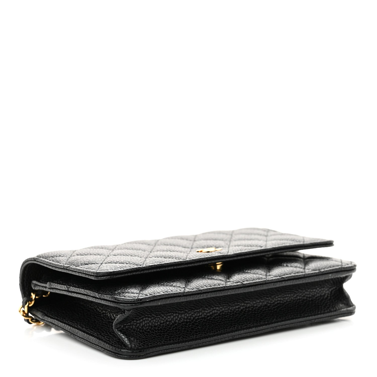 Chanel Caviar Quilted Wallet on Chain WOC Black 4 of 12