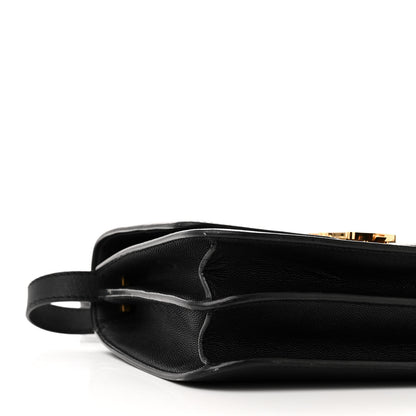 Burberry Grained Calfskin Medium TB Bag Black 9 of 10
