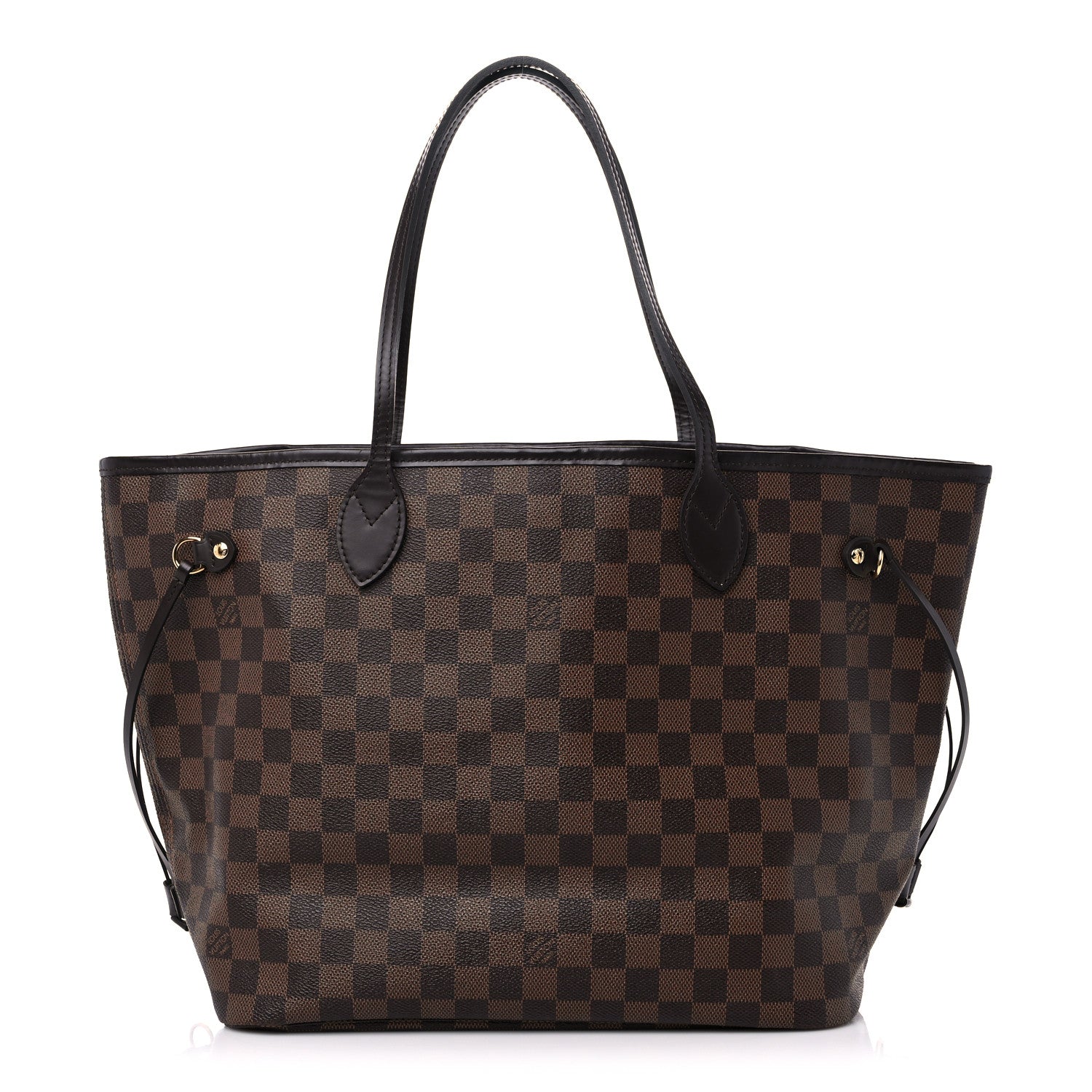 Louis Vuitton Damier Ebene Neo Neverfull MM Rose Ballerine 1 of 8