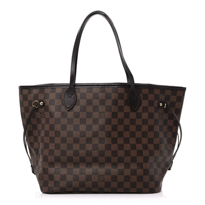 Louis Vuitton Damier Ebene Neo Neverfull MM Rose Ballerine 1 of 8
