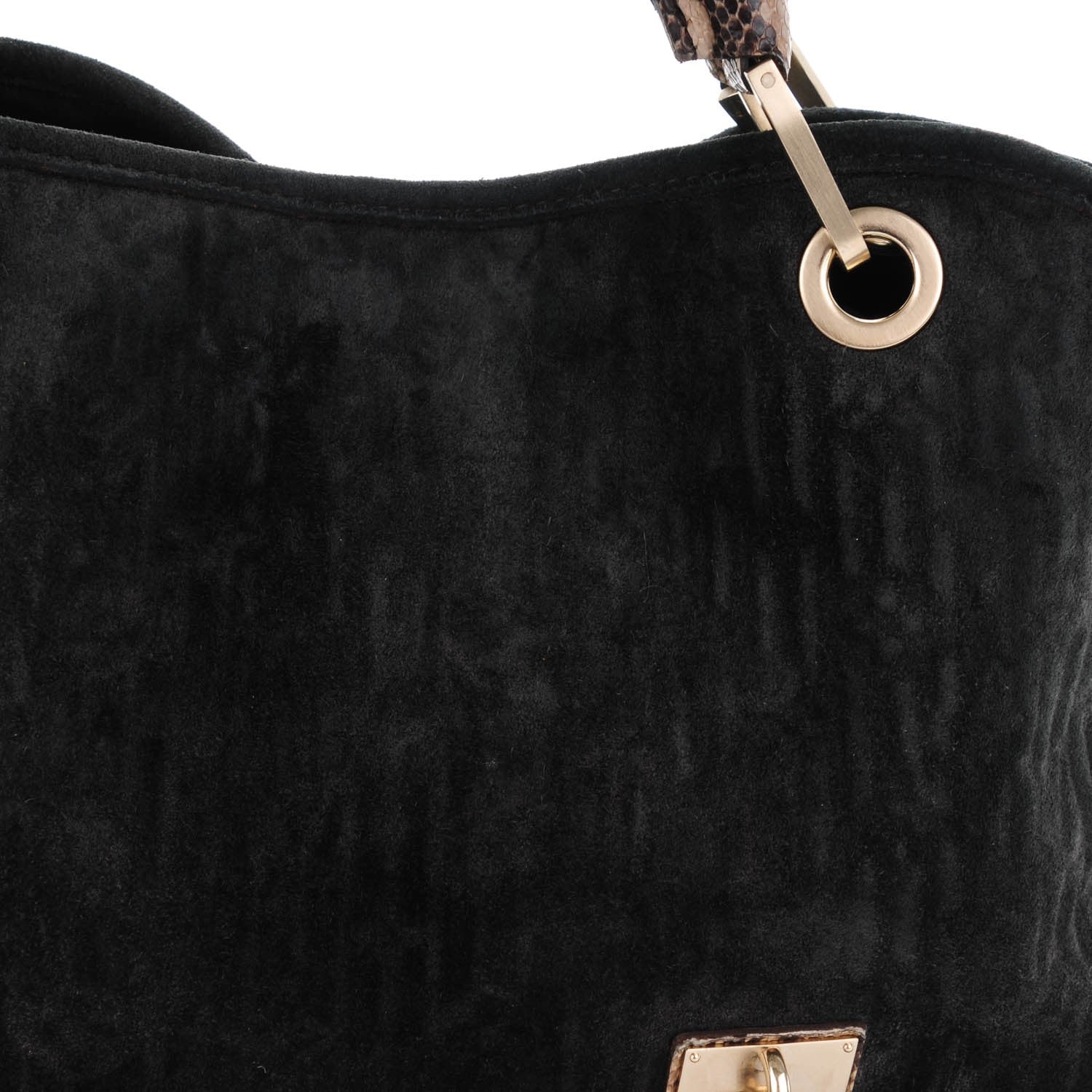 Louis Vuitton Monogram Suede Embossed Whisper PM Kohl 9 of 9