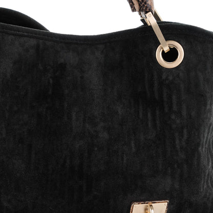 Louis Vuitton Monogram Suede Embossed Whisper PM Kohl 9 of 9