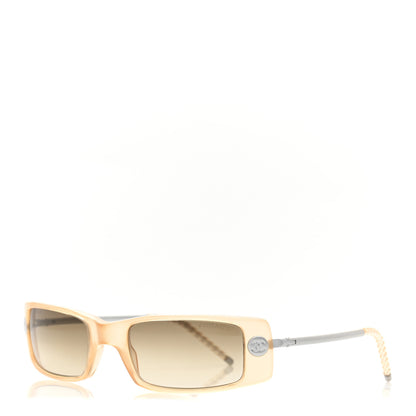 Chanel Acetate Rectangle Sunglasses 5036 Beige 1 of 7