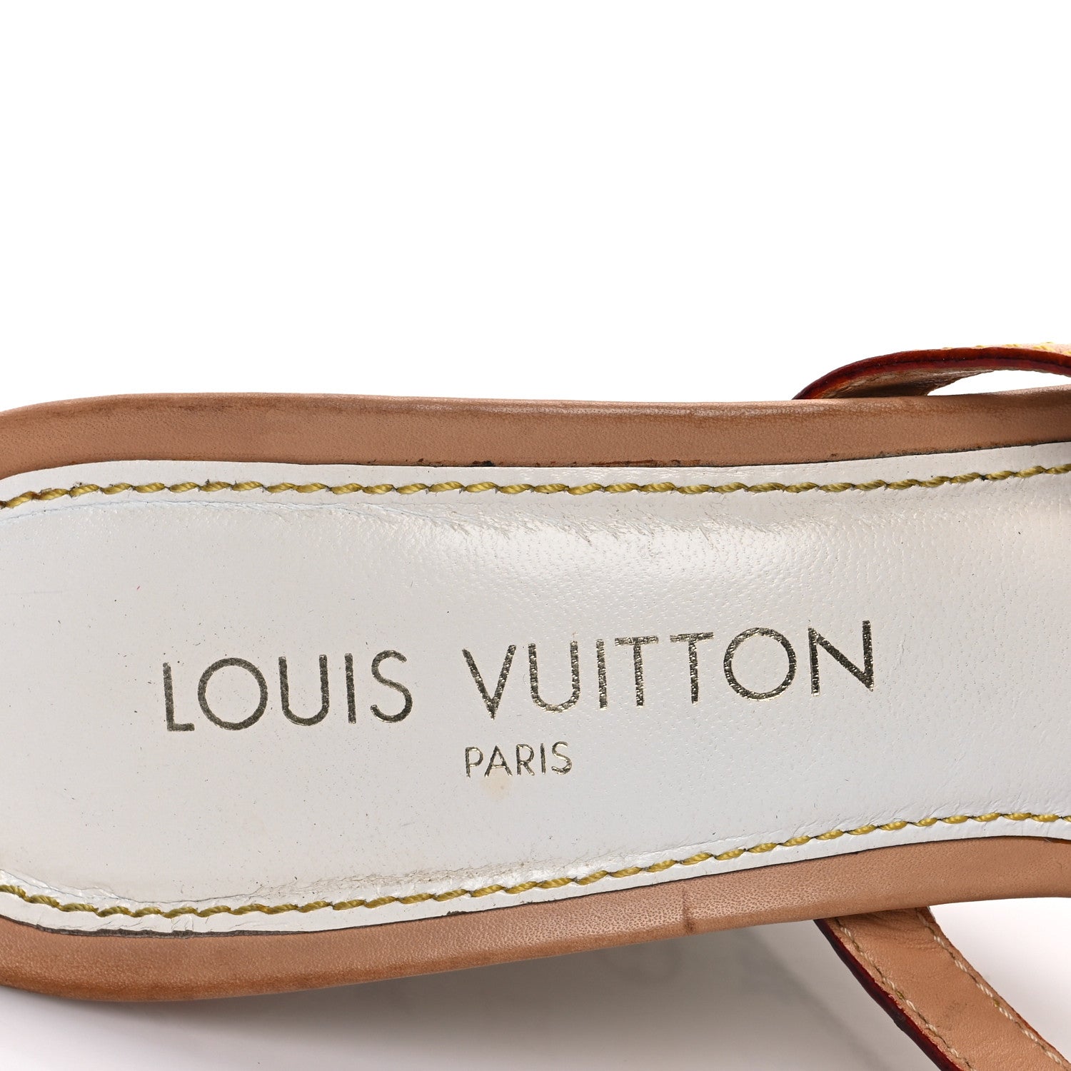 Louis Vuitton Monogram Multicolor Bow Wedge Sandals 40 White 7 of 11