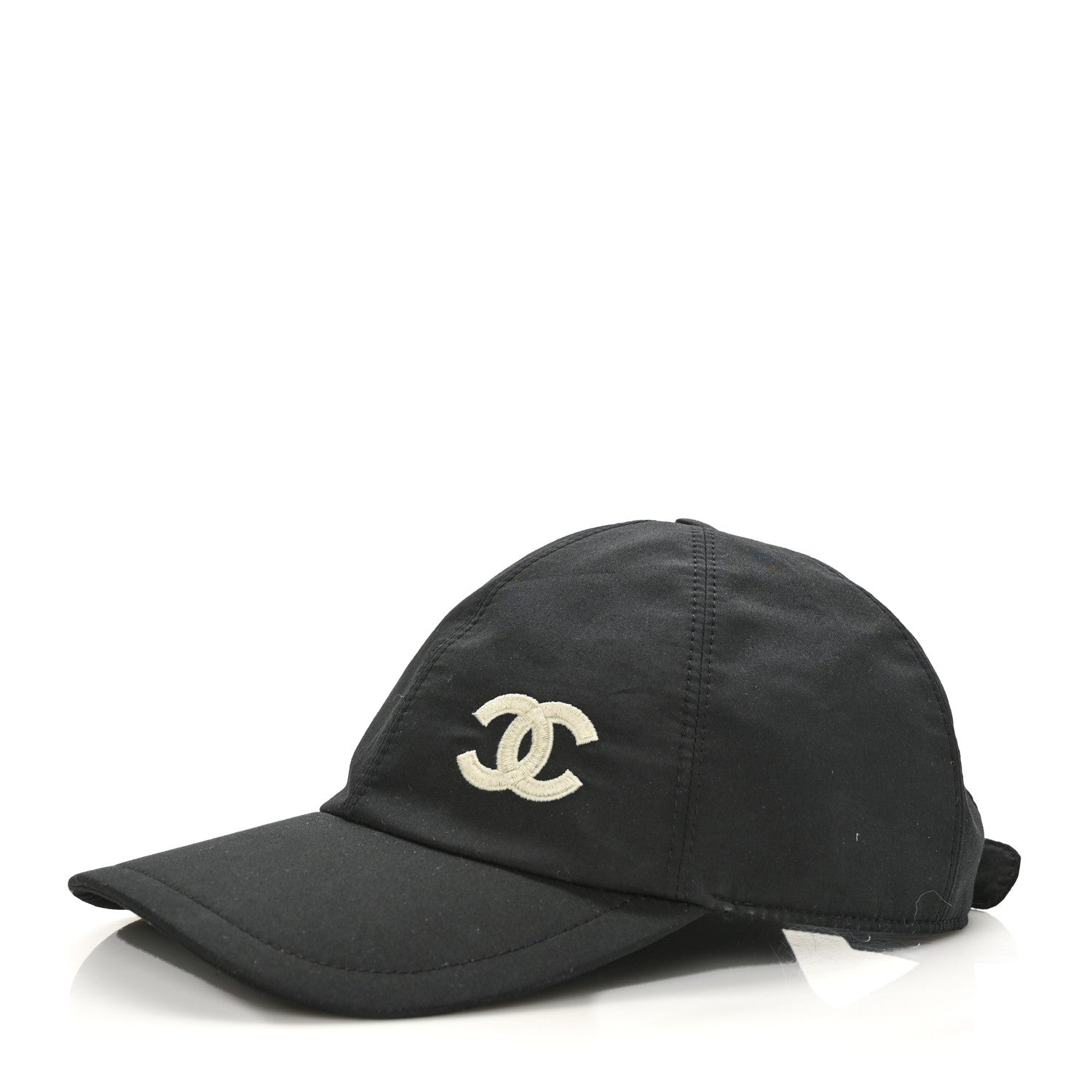 Chanel Cotton CC Cap Hat Black 1 of 7