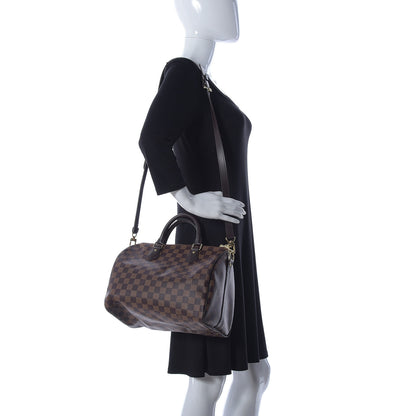 Louis Vuitton Damier Ebene Speedy Bandouliere 30 3 of 27
