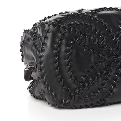 Bottega Veneta Nappa Karung Intrecciato San Marco Tote Black 8 of 9