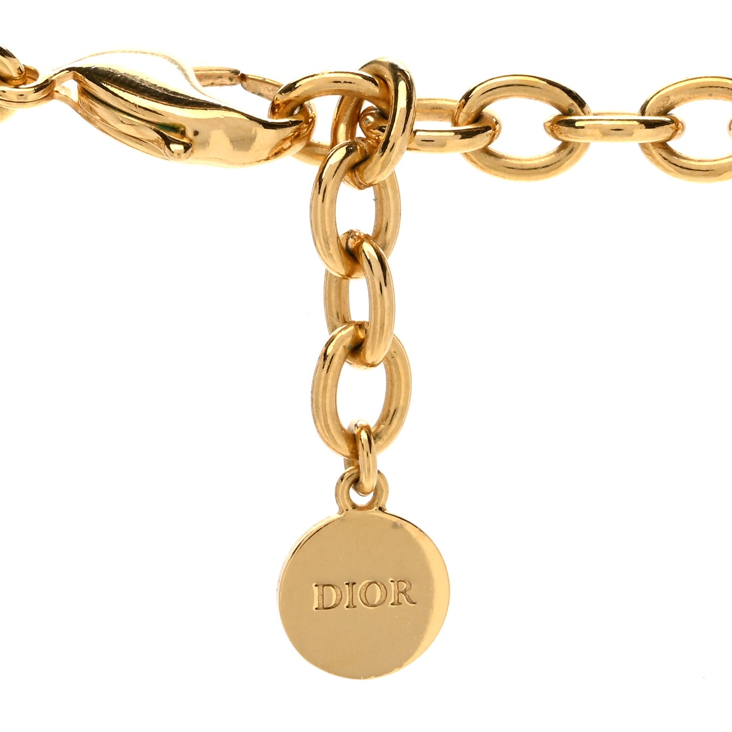 Metal Danseuse Etoile Chain Choker Necklace Gold