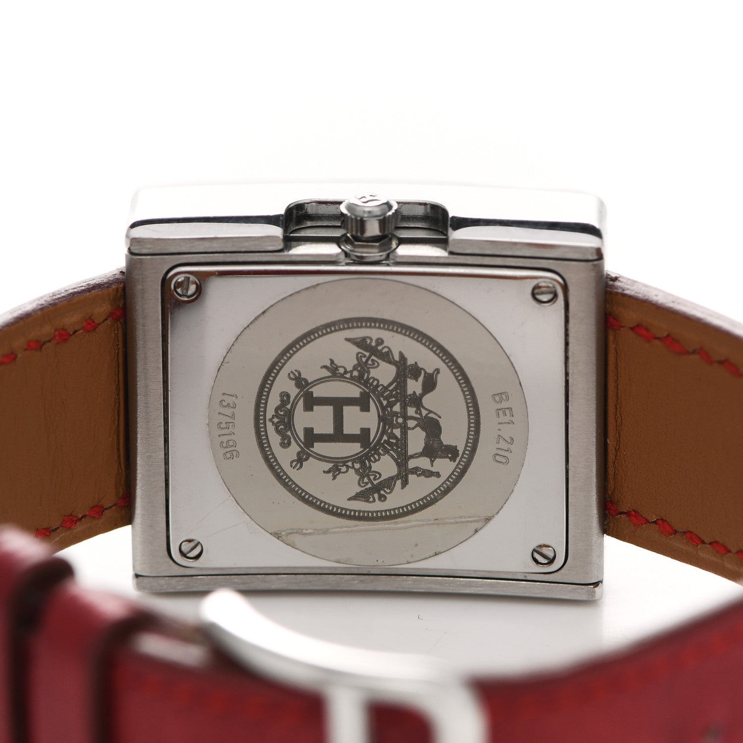 Hermes Stainless Steel Swift 26mm Belt Quartz Watch Rouge H 4 of 6