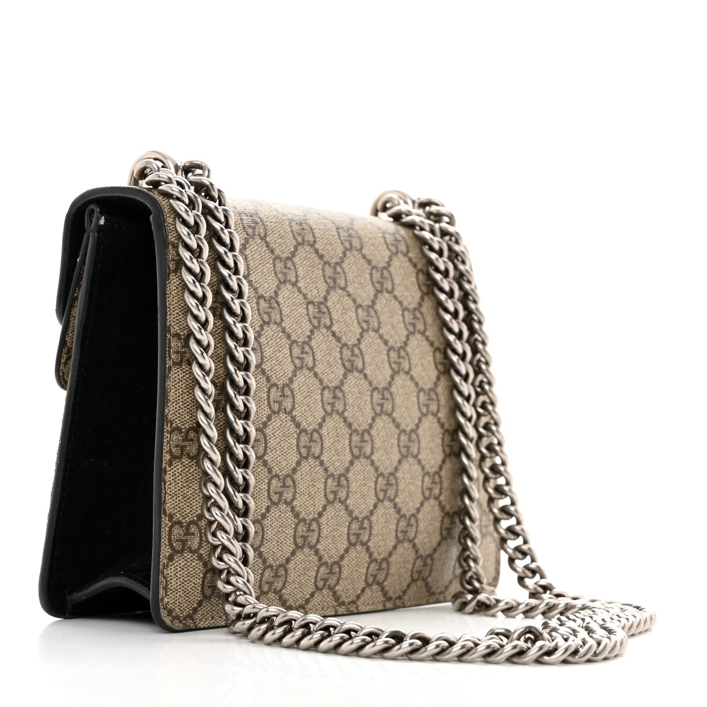 GG Supreme Monogram Mini Dionysus Shoulder Bag Black