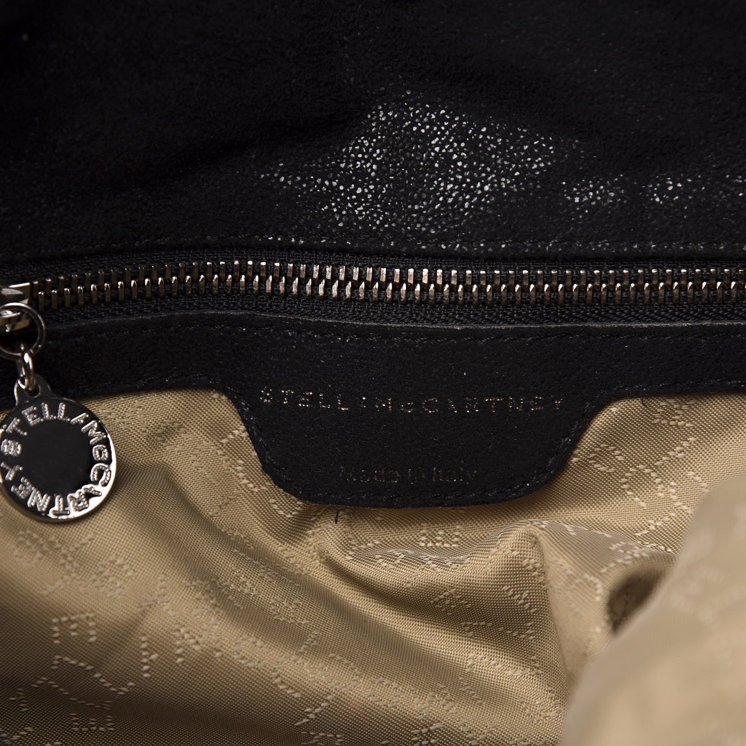 Stella McCartney Shaggy Deer Small Falabella Tote Black 7 of 9