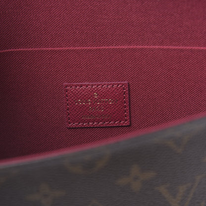 Louis Vuitton Monogram Pochette Felicie Chain Wallet Fuchsia 7 of 10