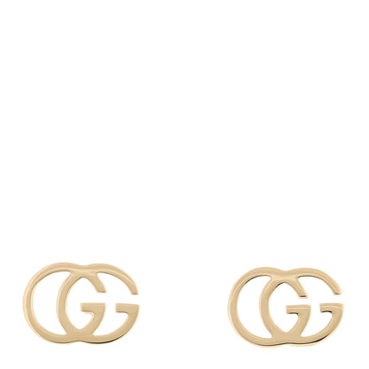 Gucci 18K Yellow Gold Running G Stud Earrings 1 of 4