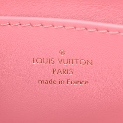Louis Vuitton Lambskin Malletage Top Handle GO-14 MM Raspberry 6 of 9