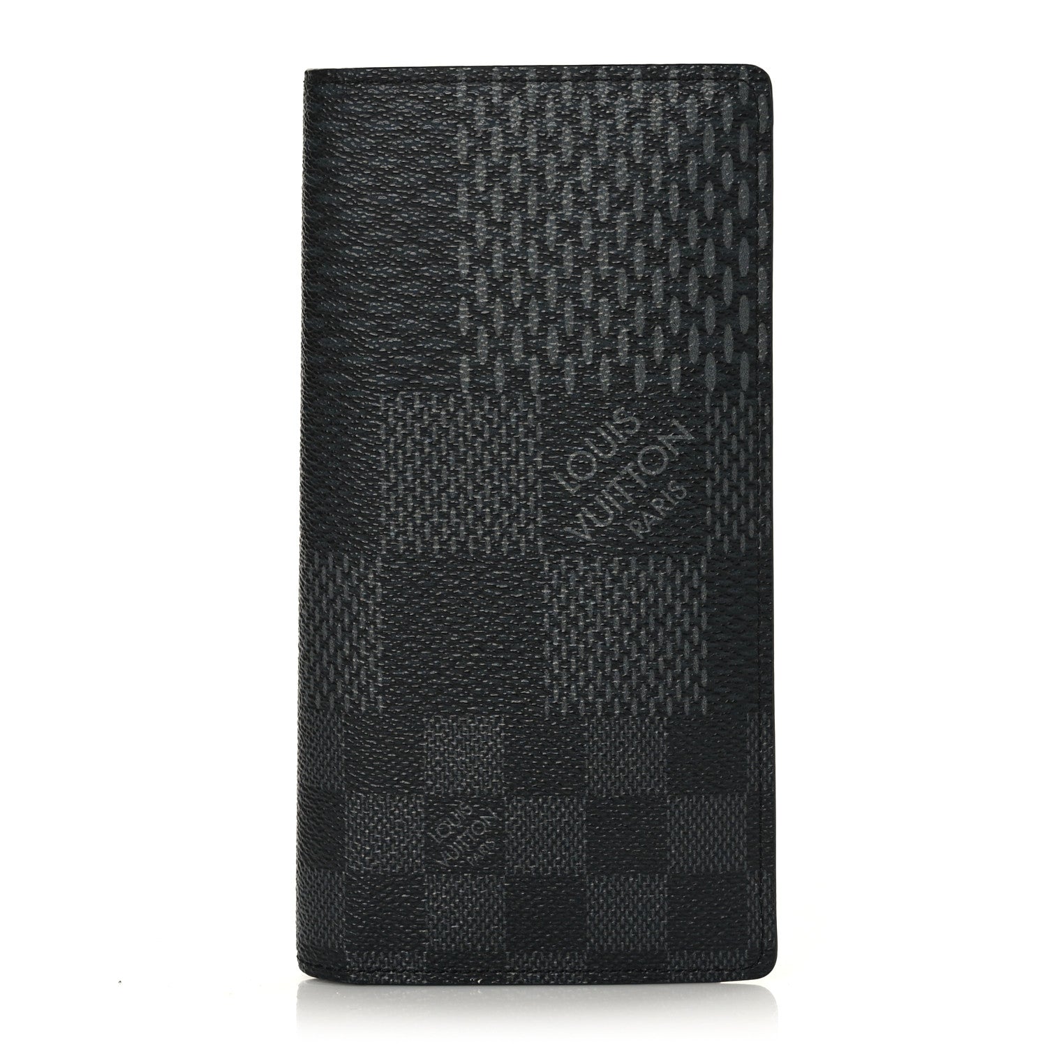Louis Vuitton Damier Graphite 3D Brazza Wallet Black Grey 1 of 9