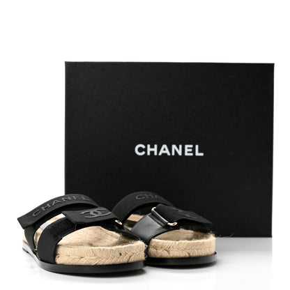 Chanel Lambskin Mules Elastic 37 Black 13 of 13