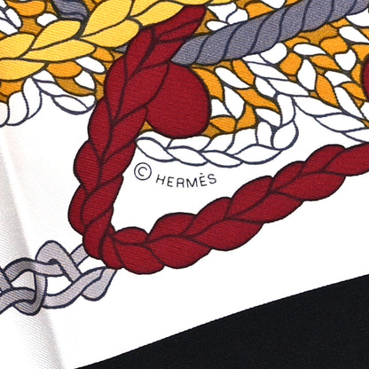 Hermes Silk Le Timbalier Scarf 90 3 of 3