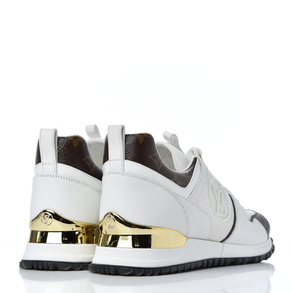 Louis Vuitton Calfskin Monogram Run Away Sneakers 39 White 4 of 9
